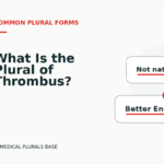 What Is the Plural of Thrombus?