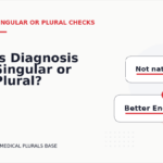 Is Diagnosis Singular or Plural?