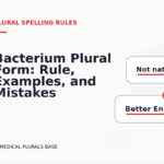 Bacterium Plural Form: Rule, Examples, and Mistakes