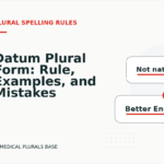 Datum Plural Form: Rule, Examples, and Mistakes