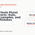 Fibula Plural Form: Rule, Examples, and Mistakes