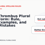 Thrombus Plural Form: Rule, Examples, and Mistakes