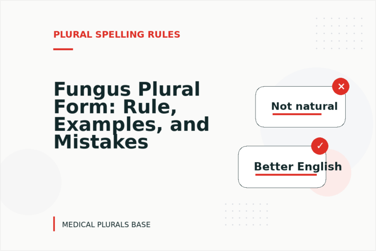 Fungus Plural Form: Rule, Examples, and Mistakes Fungus Plural Form: Rule, Examples, and Mistakes