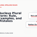 Nucleus Plural Form: Rule, Examples, and Mistakes