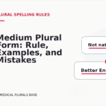 Medium Plural Form: Rule, Examples, and Mistakes