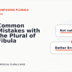 Common Mistakes with the Plural of Fibula