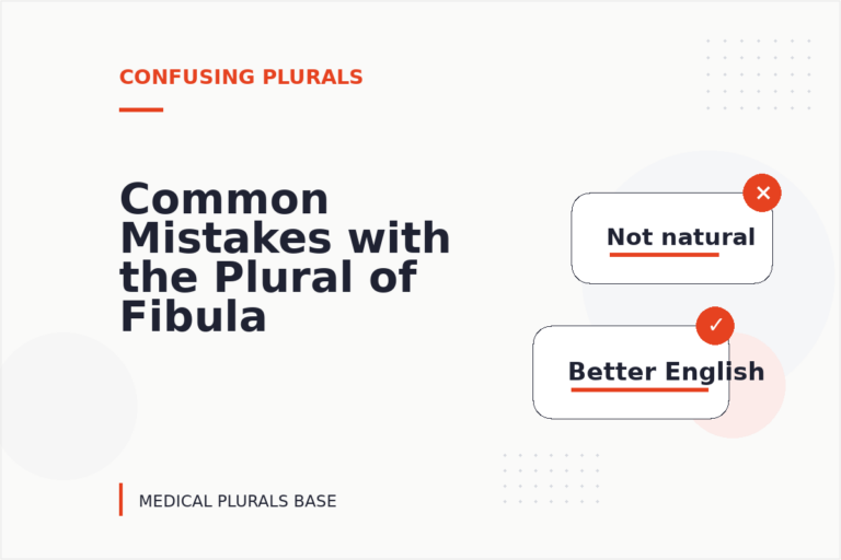 Common Mistakes with the Plural of Fibula Common Mistakes with the Plural of Fibula