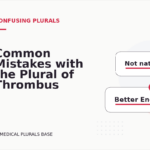 Common Mistakes with the Plural of Thrombus