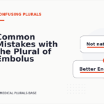 Common Mistakes with the Plural of Embolus