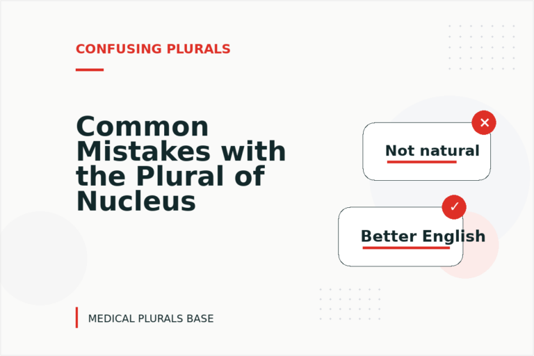 Common Mistakes with the Plural of Nucleus Common Mistakes with the Plural of Nucleus