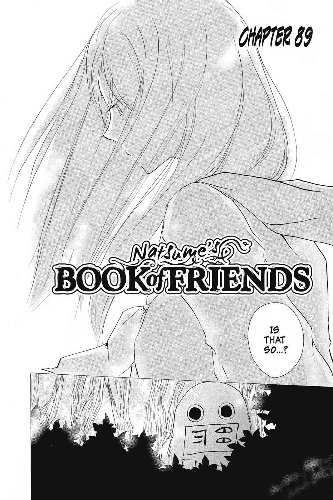 Natsume Yuujinchou Chapter 89 Page 1
