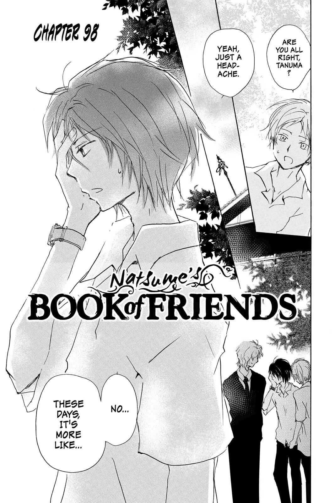 Natsume Yuujinchou Chapter 98 Page 1