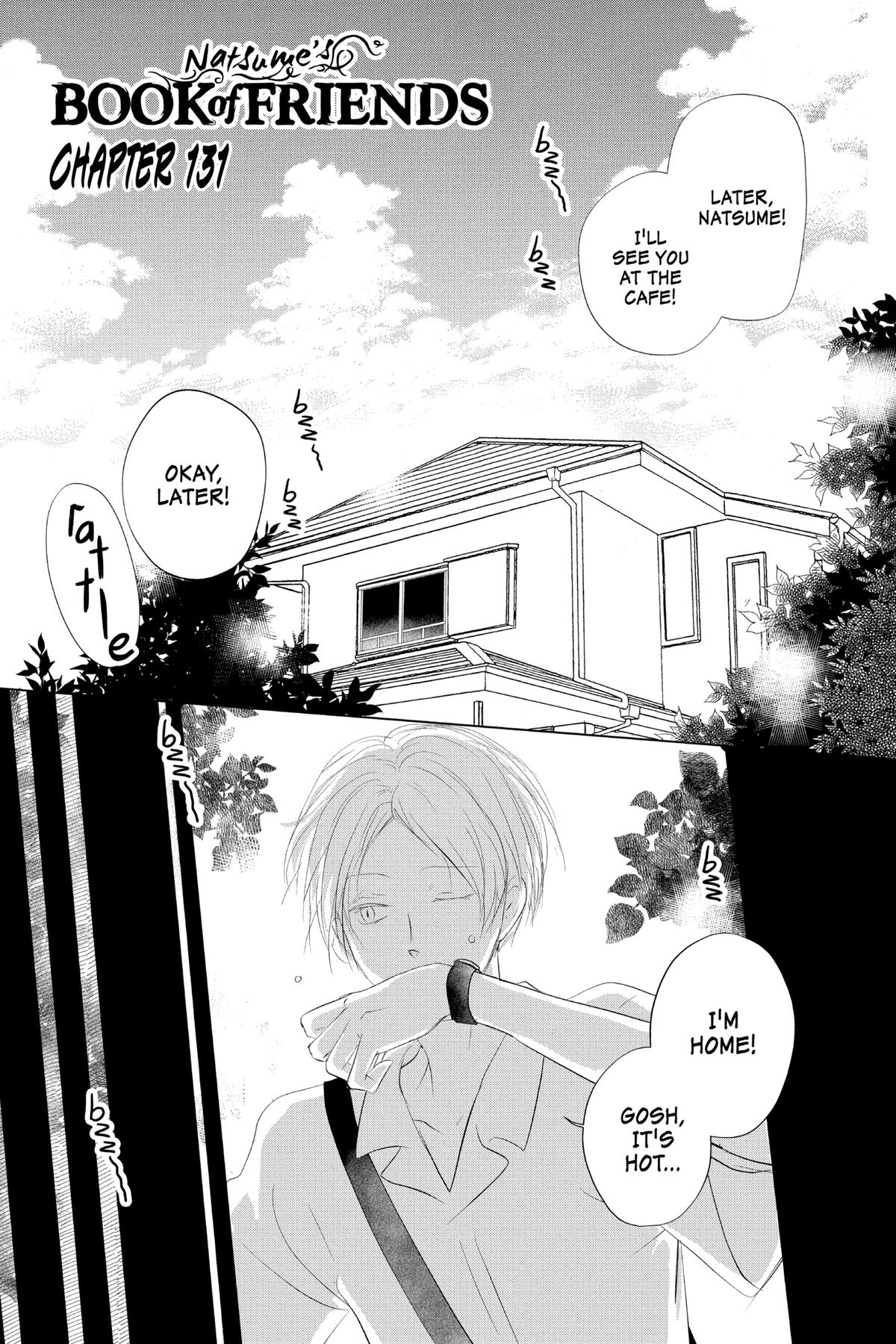 Natsume Yuujinchou Chapter 131 Page 1