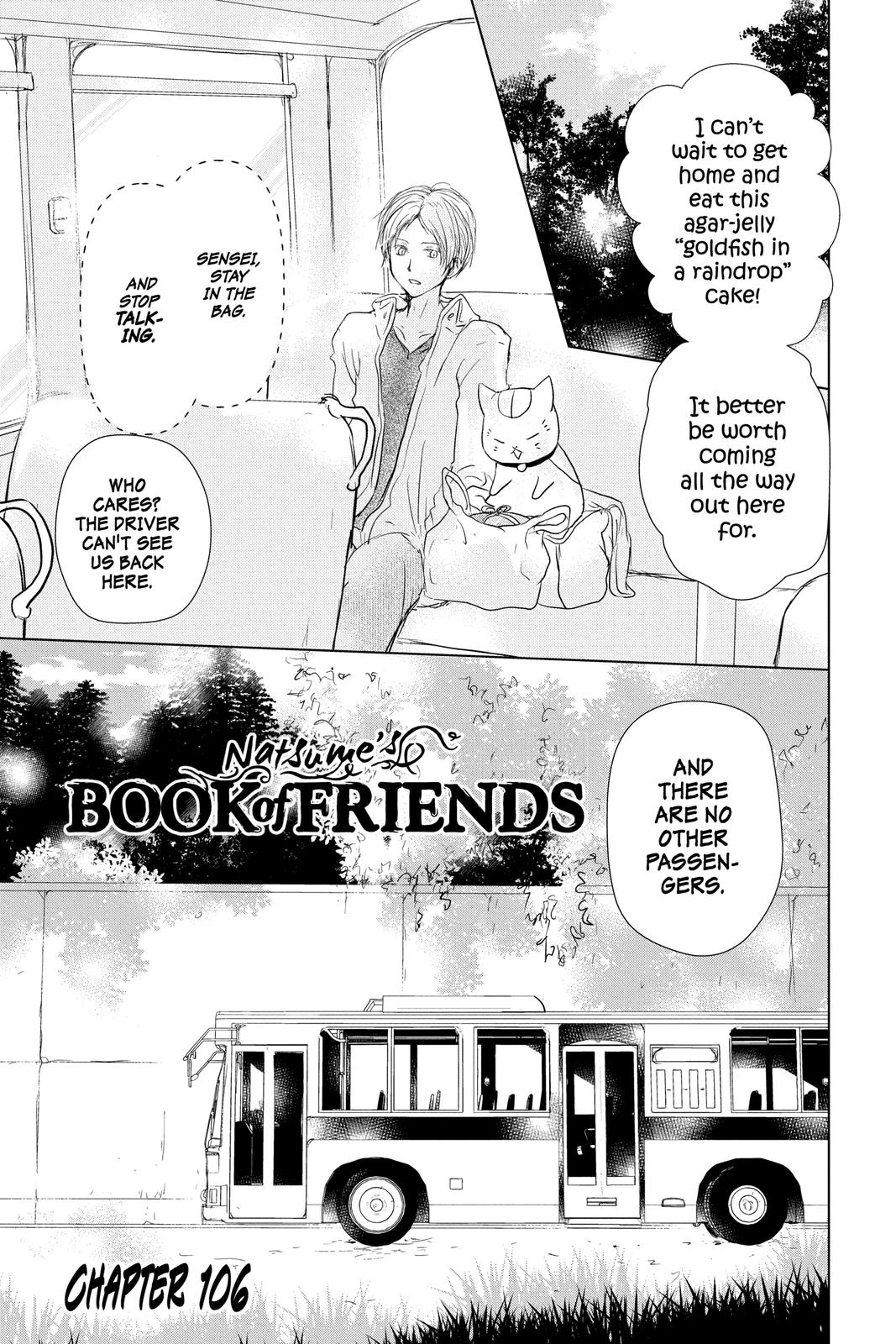 Natsume Yuujinchou Chapter 106 Page 1