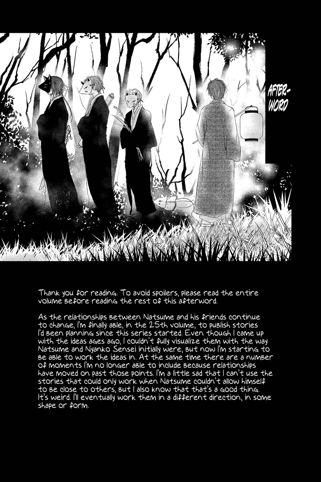 Natsume Yuujinchou Chapter 102.5 Page 9